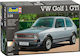 Revell Volkswagen Golf 1 GTI Modeling Figure Car Silver 121 Pieces in Scale 1:24 15.4x6.2cm.