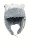 Trapper Ski Căciulă Copil Fleece Gri