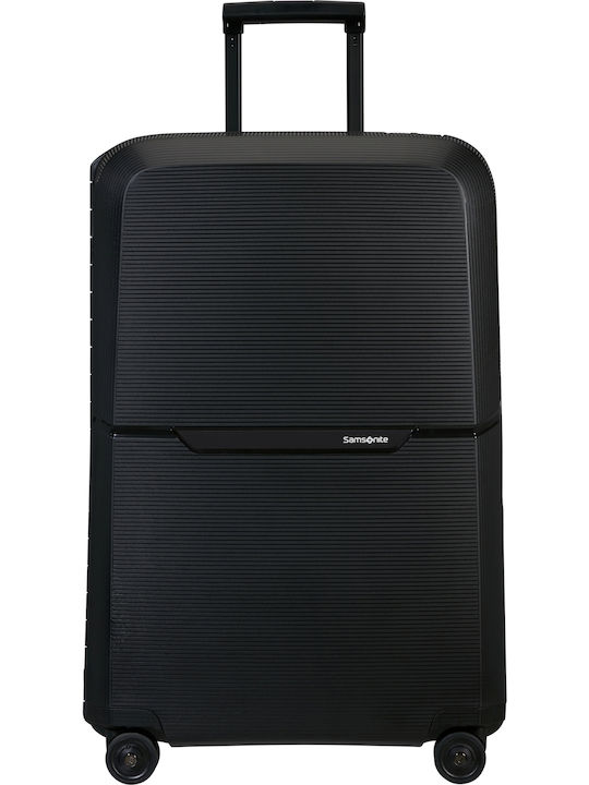 Samsonite Magnum Large Hard Black Suitcase With...