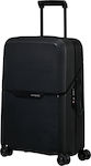 Samsonite Magnum Eco Spinner Schwarz mit 4 Räder Höhe 55cm