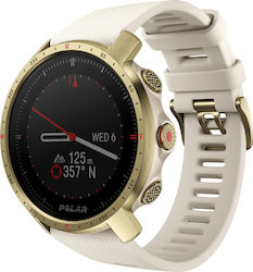 Polar Grit X Pro Αδιάβροχο Smartwatch με Παλμογράφο (Gold)