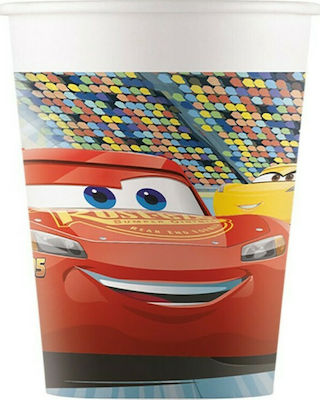 Procos Cars 3 Glas für Party 8Stück