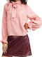Rut & Circle Women's Blouse Long Sleeve Pink