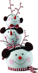 Lianos Christmas SNowman Figure White 73x34x28cm