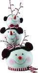 Lianos Christmas Figure SNowman White Height 73cm