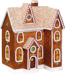 Lianos Weihnachts- Dekorative Darstellung Braun Biscuit Haus 52x39x32cm