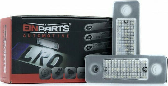 Einparts LED License Plate Lights Volvo C30 2 Pieces