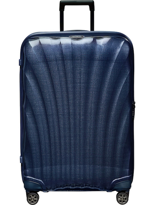 Samsonite C-LITE Große Hartkoffer Blau mit 4 Rä...