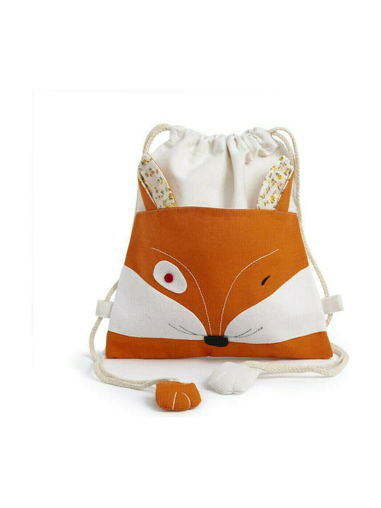 Παρίσης Fox Παιδική Τσάντα Πουγκί Πορτοκαλί