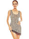 Anais Apparel Damen Nachthemd Braun Piantis