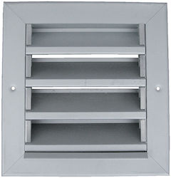 Elmark Lüftungsgitter 20x20cm Quadratisch mit G...