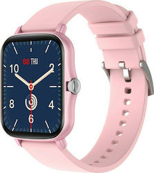 Colmi P8 Plus 43mm Smartwatch με Παλμογράφο (Ροζ)
