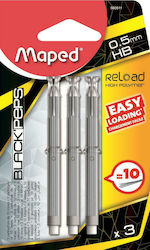 Maped 10 Механични Графитни Върхове Reload Тип HB Maped 10 Механични Графитни Върхове Reload Тип HB