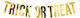 PartyDeco Trick or Treat Banner für Party Halloween