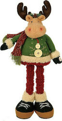 Lianos Christmas Plush Τάρανδος Figure Multicolour with Music 50cm