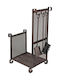 Viometal LTD 531 Montreal Metalic Raft Depozitare lemne 50x38x80cm Bronz