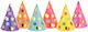 PartyDeco Party Hats 6τμχ Polka dot hats 6pcs