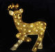 Lianos Illuminated Christmas Plastic Figure Reindeer Height 55cm