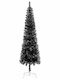 Christmas Slim Black Tree with Metallic Base H180cm