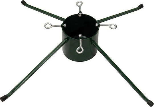 Weihnachtsbaumständer Metall Grün Ψάθινη Ύψους 18εκ. Ø18cm