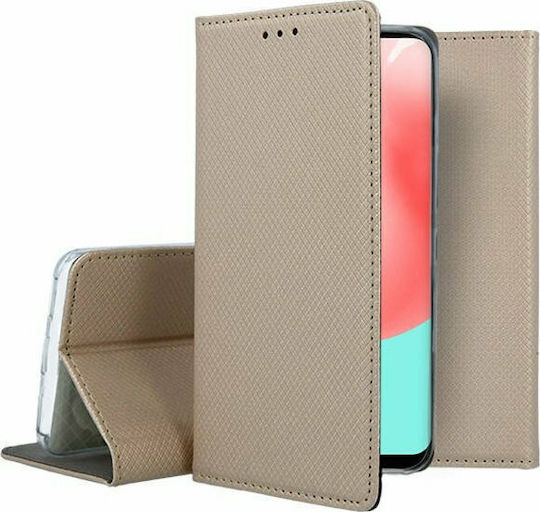 Forcell Smart Book Piele artificială Auriu (Galaxy A32 4G -> Galaxy A32 4G)
