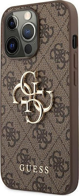 Guess Hardcase 4G Big Metal Logo Back Cover Πλαστικό Καφέ (iPhone 13 Pro)