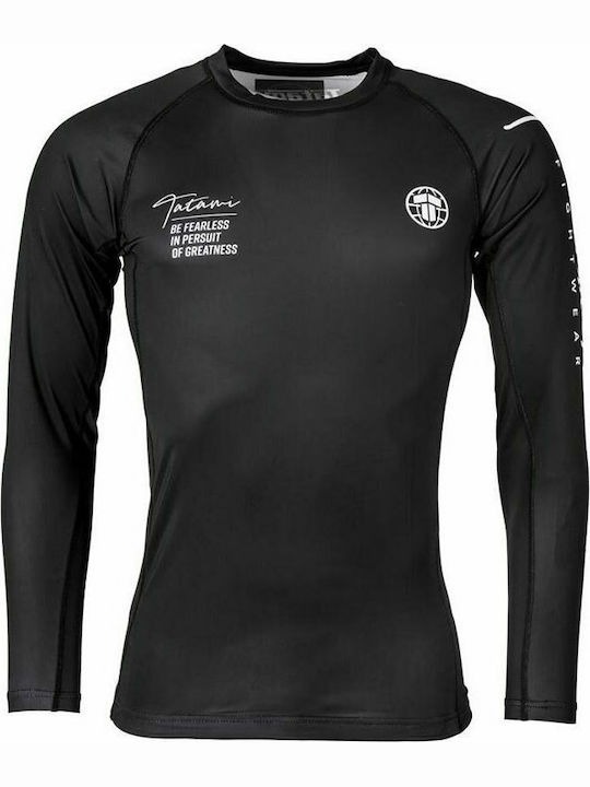 Tatami Polaroid Rash Guard Μακρυμάνικο Black