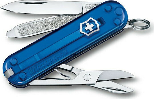 Victorinox Classic SD Швейцарско Армейско Ножче 6 Инструмента Дийп Оушън