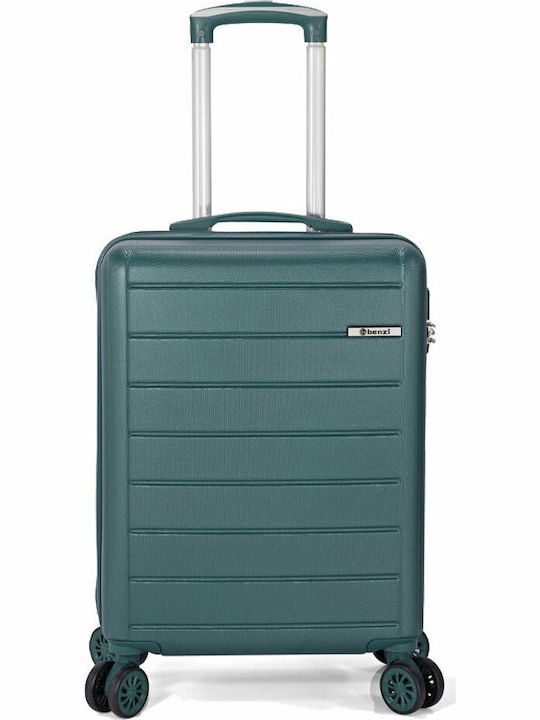 Benzi Cabin Travel Suitcase Hard Green with 4 Wheels Height 55cm