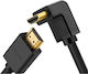 Ugreen HD103 Winkel (90°) Kabel HDMI-Stecker - HDMI-Stecker 1m Schwarz
