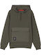 Kids Sweatshirt with Hood Khaki