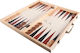 Natural Games Backgammon/Chess Wood with Checkers & Pawns 43.5x21.5cm