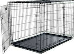 Ikaros Pet Accesories Crate Стоманена кутия за куче с 2 врати Голям 122x74.5x80.5см