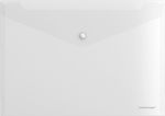 ErichKrause Folder Transparent with Button for Paper A4 White Fizzy