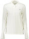 U.S. Polo Assn. Women's Polo Blouse Long Sleeve White