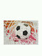 Wall Mural Football Street Fabric White L200xW140cm