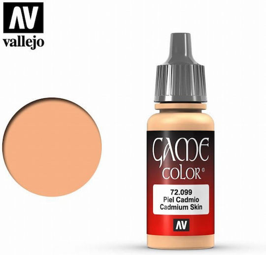 Acrylicos Vallejo Game Modellbau Farbe Cadmium Skin 18ml