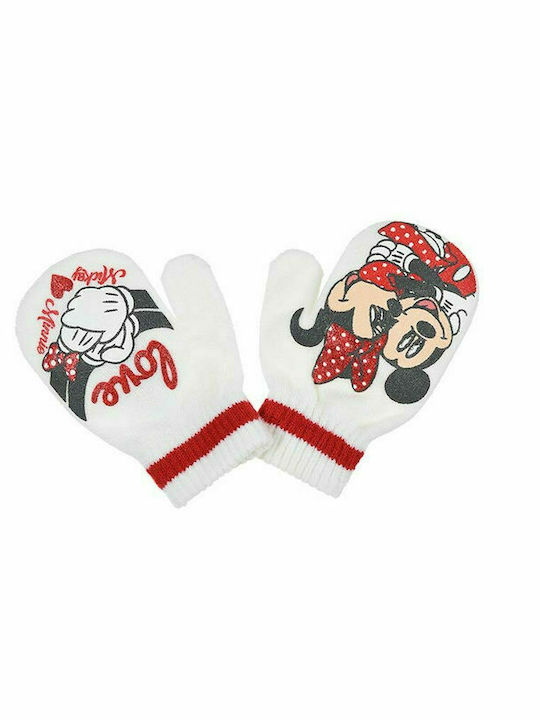 Kids Gloves MIttens Multicolored Minnie Mouse