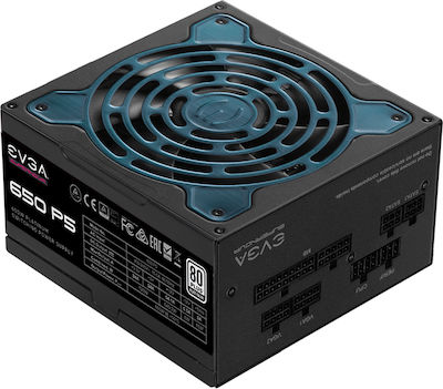 EVGA SuperNOVA 650 P5 650W Μαύρο Τροφοδοτικό Υπολογιστή Full Modular 80 Plus Platinum