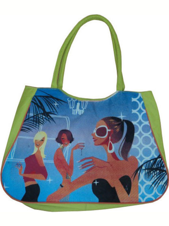 Etoile Fabric Beach Bag Multicolour