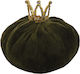 Art et Lumiere Decorative Pumpkin made of Fabric Green 15x15cm 1pcs
