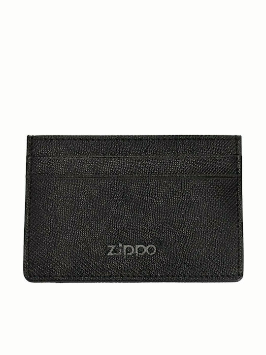 Leather Men's Wallet Coins Black
