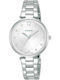 Pulsar Attitude Дамски Часовник 30mm Кварцов със Сребриста Метална Верижка