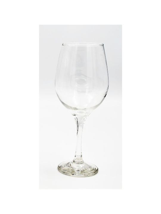 Sidirela Glass for White and Red Wine made of Glass Goblet 490ml 1pcs