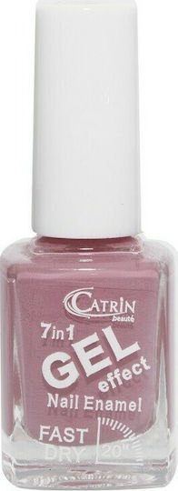 Catrin Beaute 7-in-1 Gel Effekt Glossy Nagellack Lang anhaltende Rosa 173 13ml