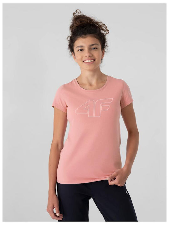 4F Гуника Спортна Тениска Розов