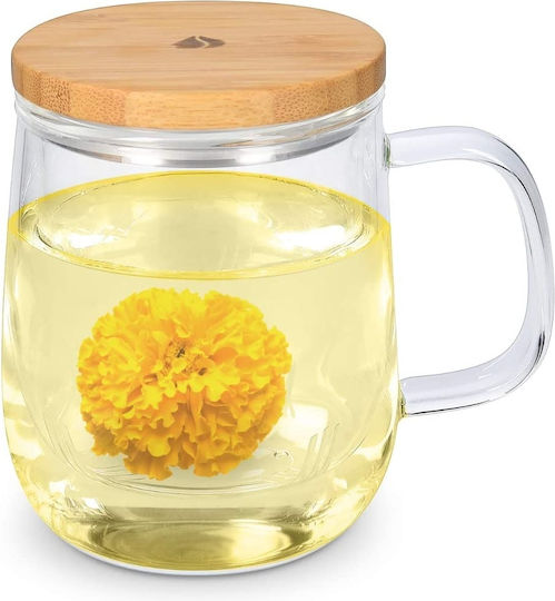 Navaris Κούπα Γυάλινη με Καπάκι Διάφανη 500ml Navaris Κούπα Γυάλινη με Καπάκι Διάφανη 500ml