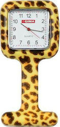 Gima Leopard Αναλογικό Ρολόι Νοσοκόμας Φορητό