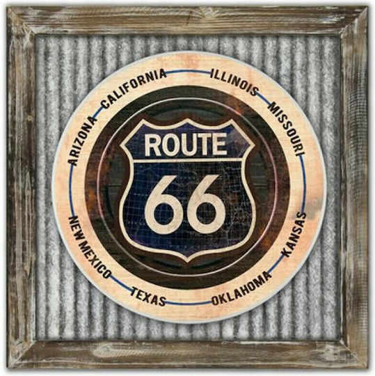 Etoile Route 66a Rama Lemn 50x50cm