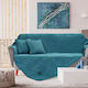 Beauty Home Sofa Throws 2 Seater 8406 180x250cm Petrol